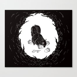 be like the squirrel boy Canvas Print