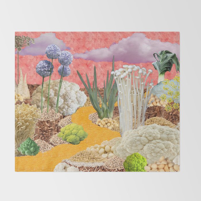 Fantasy World Throw Blanket By Tillandsia4art