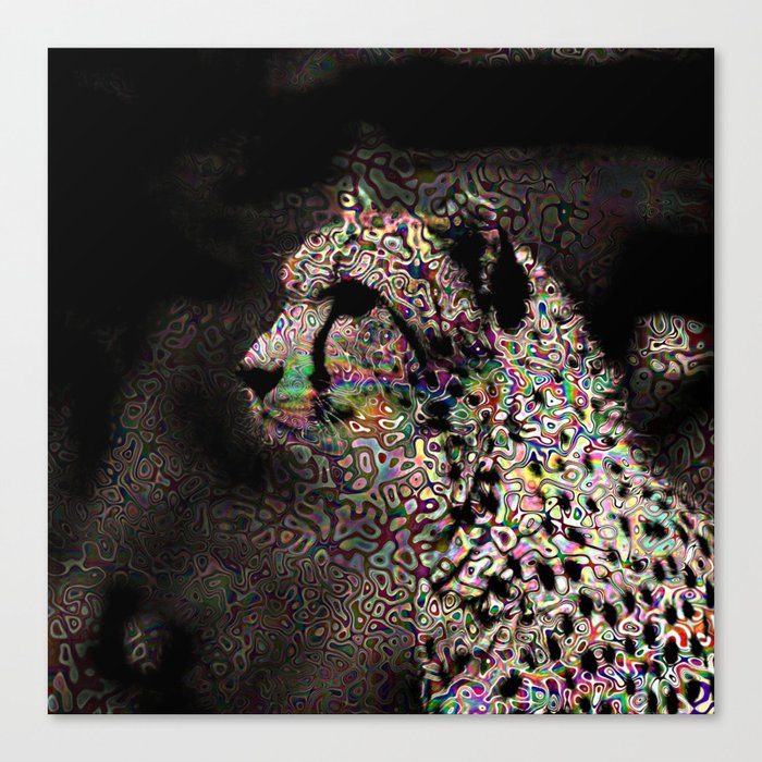 Abstract Animal Cheetah Canvas Print By Mehrfarbeimleben Society6