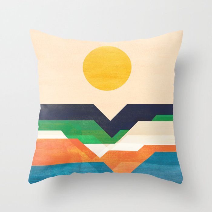 Tale from the shore Throw Pillow