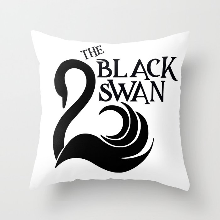 The Black Swan Throw Pillow