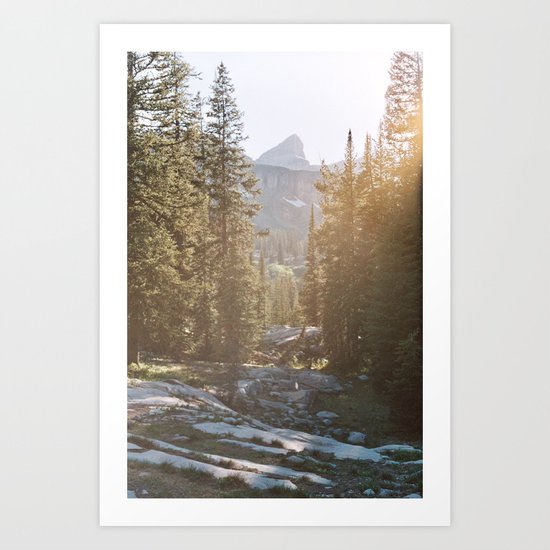 Sunset in the Backcountry Art Print