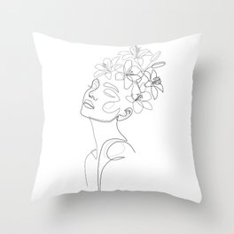 Lily Beauty Throw Pillow
