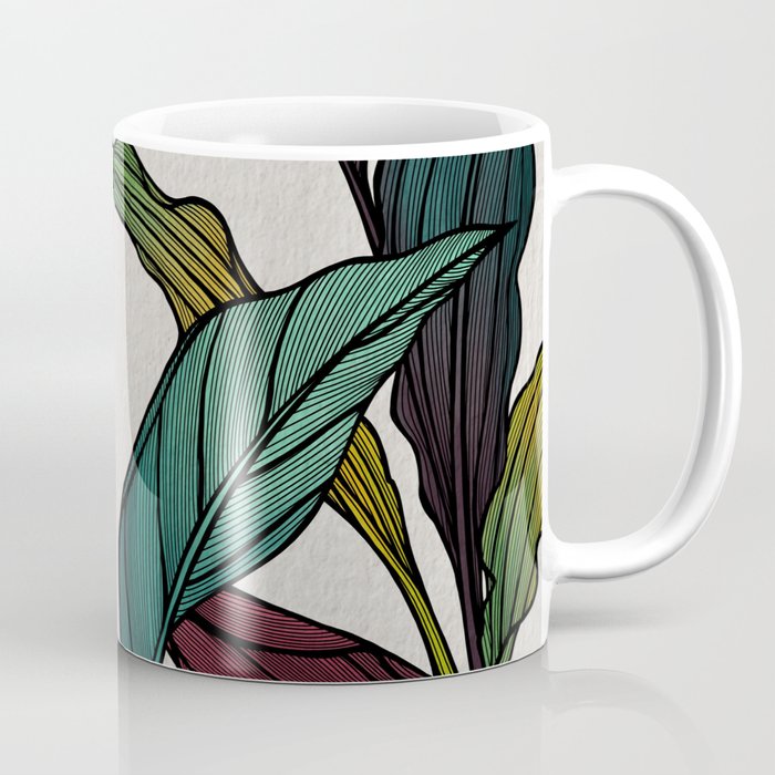 Exotic Colorful Leaves No. 1 Coffee Mug