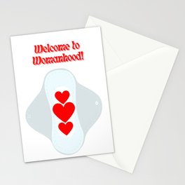 Welcome to Womanhood Stationery Card