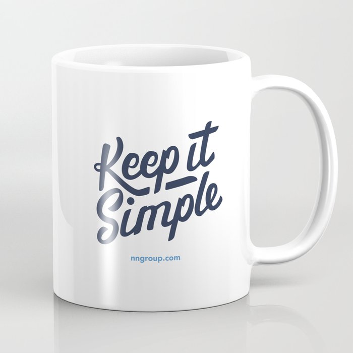 Keep It Simple Coffee Mug