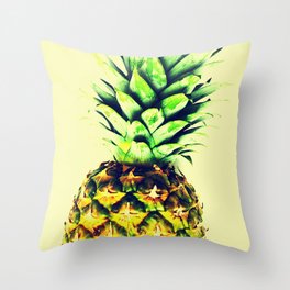 Delightful pineapple Throw Pillow