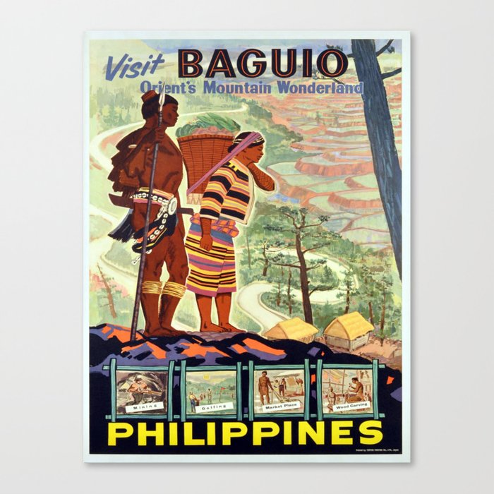 Vintage poster - Philippines Canvas Print