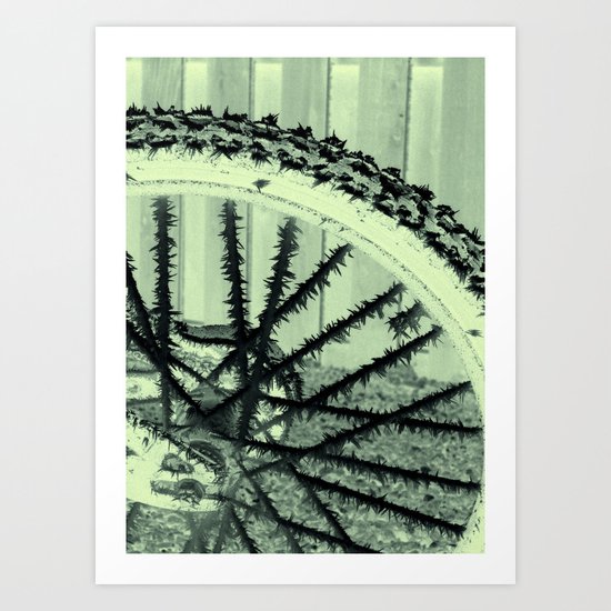 Winter spoke its intentions... Art Print