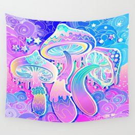 Magic Mushrooms Wall Tapestry
