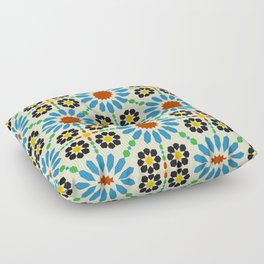Moroccan tiles pattern Floor Pillow