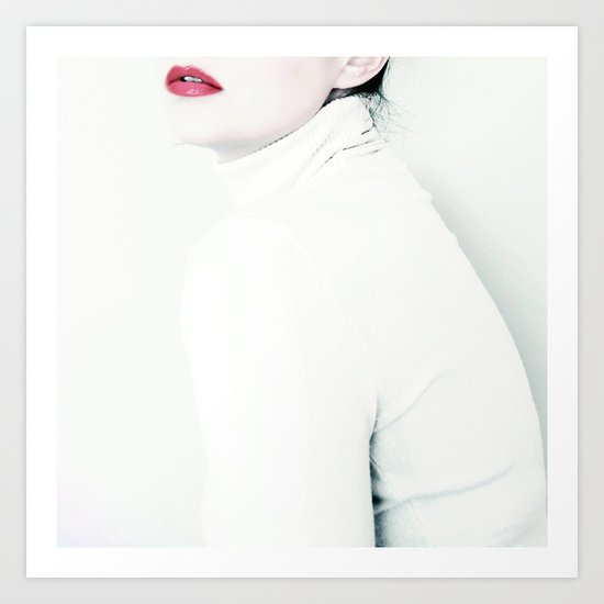 White Out Art Print