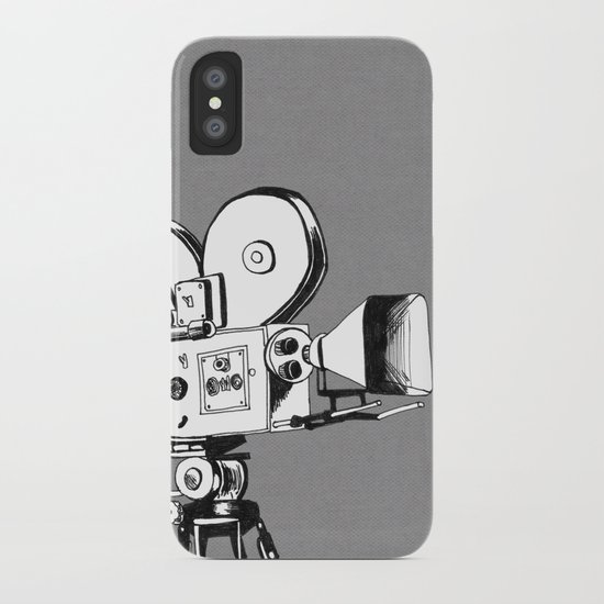 vintage filming iPhone Case