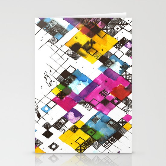 Ink Kaleidoscope Stationery Cards
