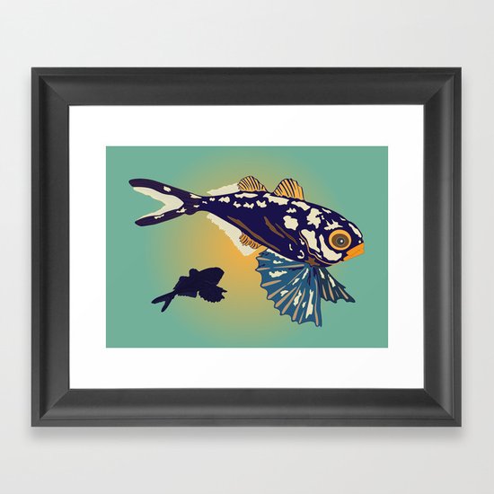 Ocean Fish Framed Art Print