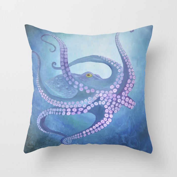 Dancing in the Deep Throw Pillow