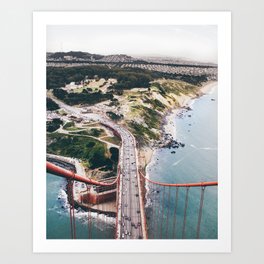 Golden Gate Bridge San Francisco: "I rise above" Art Print