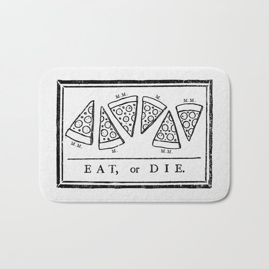 Eat, or Die Bath Mat