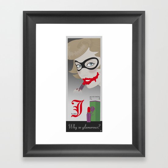 J by Joker Framed Art Print