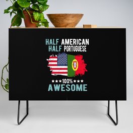 Half American Half Portuguese Credenza