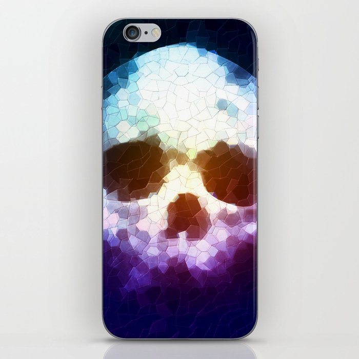 Colorful Mosaic Skull iPhone Skin
