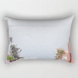 Dreamy Santorini Oia #2 #wall #art #society6 Rectangular Pillow