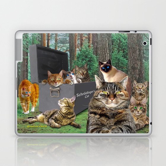 Schrodingers Cat Laptop & iPad Skin