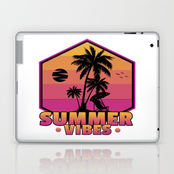 Summer Vibes Laptop & iPad Skin