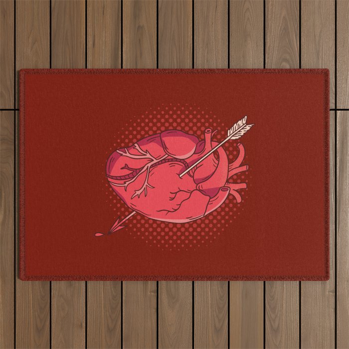 Hearted Outdoor Rug