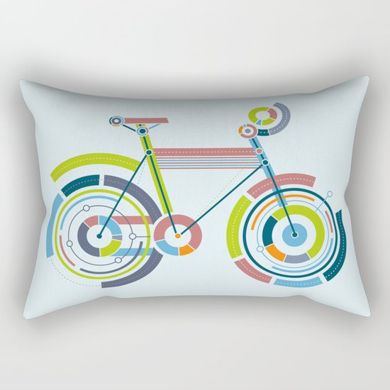 Bicyrcle Rectangular Pillow