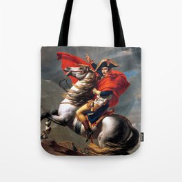 Jacques Louis David Napoleon Crossing the Alps Tote Bag