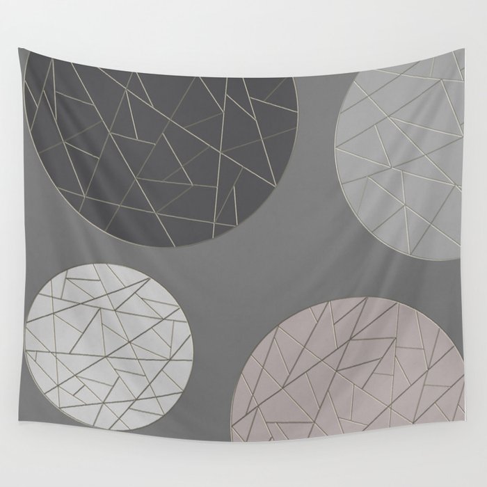BROKEN (abstract geometric) Wall Tapestry