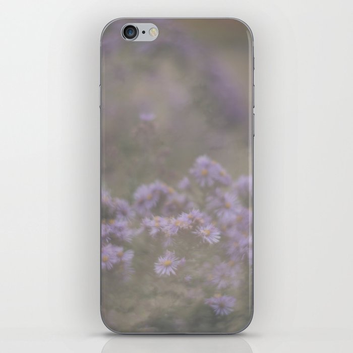 "and through the fog she found the flowers—and she was set free…" iPhone Skin