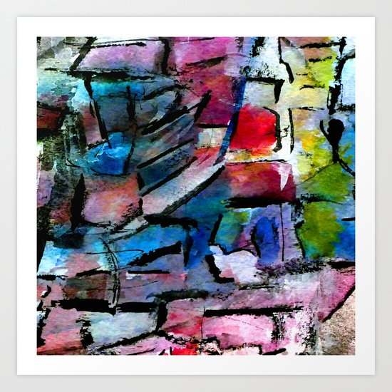 culture landscape Art Print