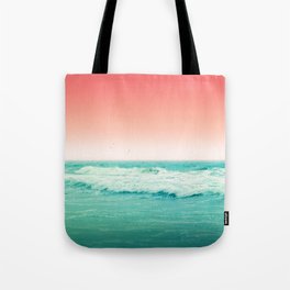 Aqua and Coral, 2 Tote Bag
