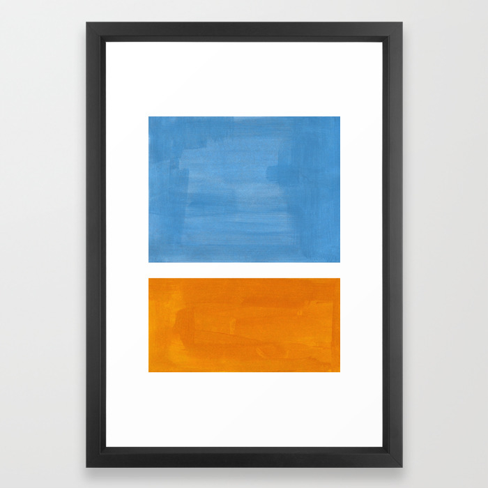 Rothko Minimalist Abstract Mid Century Color Black Square
