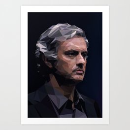 Chelsea's Jose Mourinho Art Print