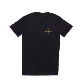 Hurley and Ball Celtic Cross Design - Solid colour background T Shirt