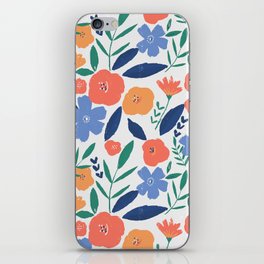 bold flower pattern iPhone Skin