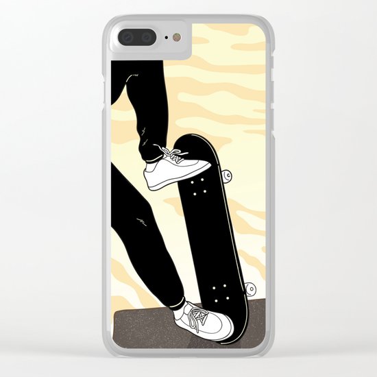 Half Pipe Clear iPhone Case