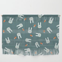 Bunny Faces and Carrots Wall Hanging