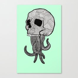 Skulloctopus Canvas Print