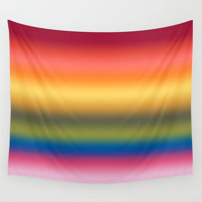 Rainbow 2019 Gradient Wall Tapestry