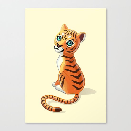 Tiger Cub Canvas Print