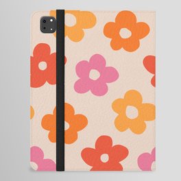 Retro 60s 70s Flowers Pattern #pattern #vintage iPad Folio Case