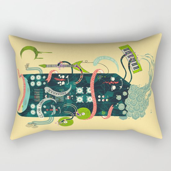 Power Trio Rectangular Pillow