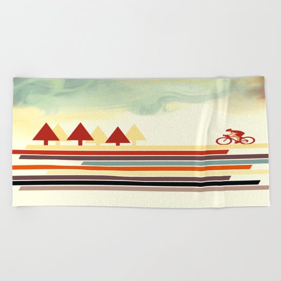 Bicycle Beach Towel