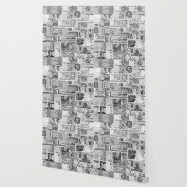 Numismatic Black And White Poster  Wallpaper