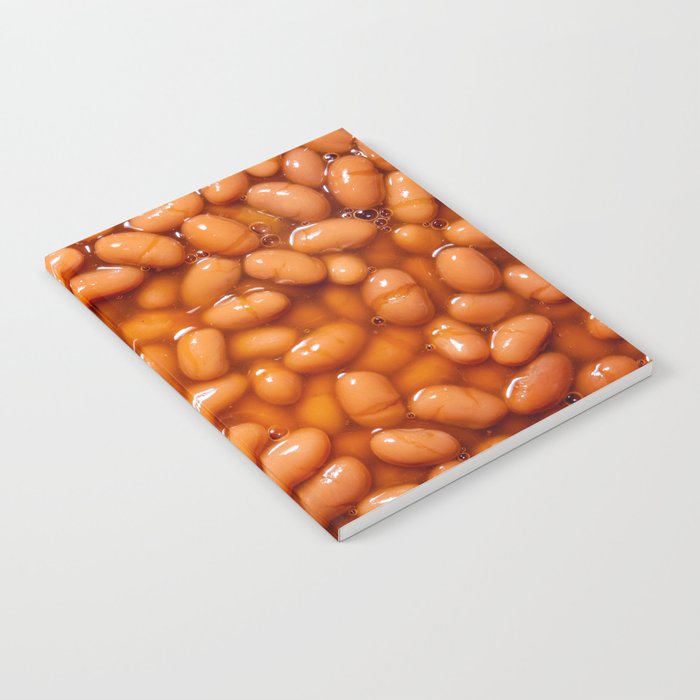 Maple Baked Beans in Maple Syrup Sauce Food Pattern Design Notebook
