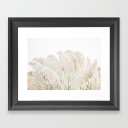 Natural Pampas Grass Framed Art Print